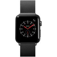 Laut Steel Loop Apple Watch Series 1-10 / SE / Ultra (2) - 42/44/45/46/49 mm - Noir