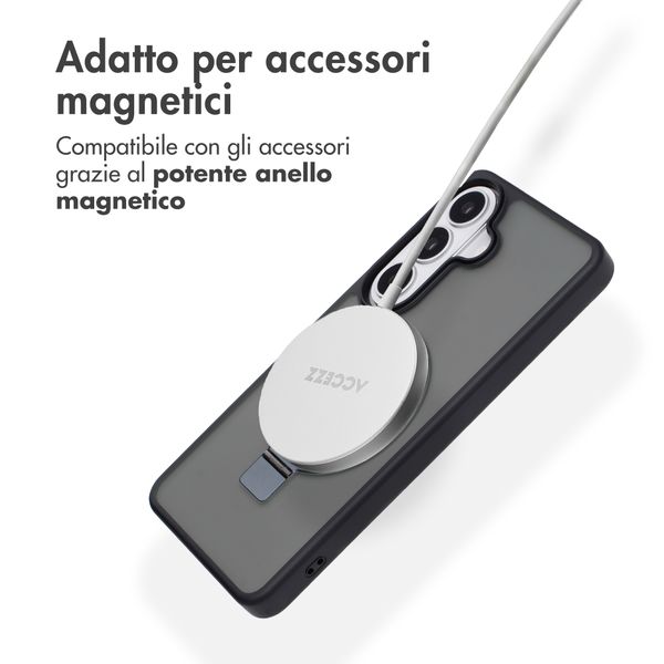 Accezz Coque Ring Stand avec MagSafe Samsung Galaxy S26 - Noir