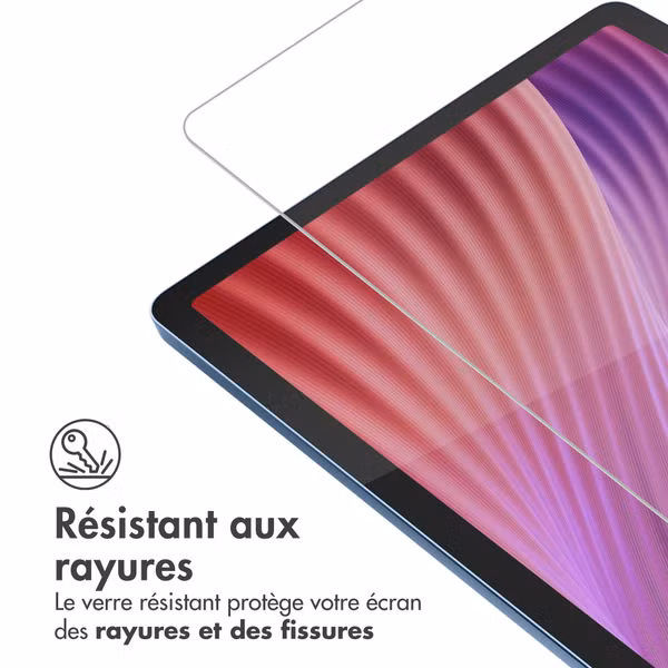imoshion Protection d'écran en verre trempé Lenovo Tab (2025)