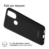 imoshion Coque Couleur Motorola Moto E20 - Noir