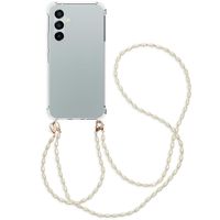 imoshion Coque avec dragonne + bracelet - Perles Samsung Galaxy A54 (5G) - Transparent