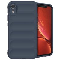 imoshion Coque arrière EasyGrip iPhone Xr - Bleu foncé