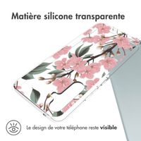 imoshion Coque Design Samsung Galaxy A54 (5G) - Fleur - Rose / Vert