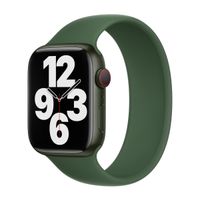Apple Bracelet Boucle unique en Silicone Apple Watch | 44/45/46/49 mm - Taille 10 - Clover