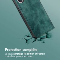 imoshion Étui de téléphone portefeuille Slim Apple iPhone 16 - Vert