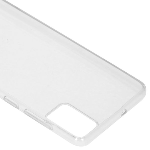 Coque silicone Samsung Galaxy A71 - Transparent