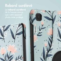 imoshion Coque tablette Design rotatif à 360° Samsung Galaxy Tab S6 Lite (2020/2022/2024) - Flowers