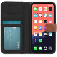 imoshion Étui de téléphone portefeuille Luxe iPhone 13 Pro Max - Brun