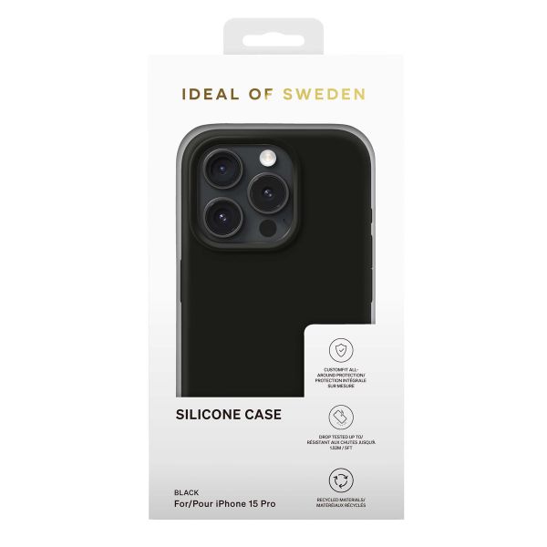 iDeal of Sweden Coque Silicone Apple iPhone 15 Pro - Black