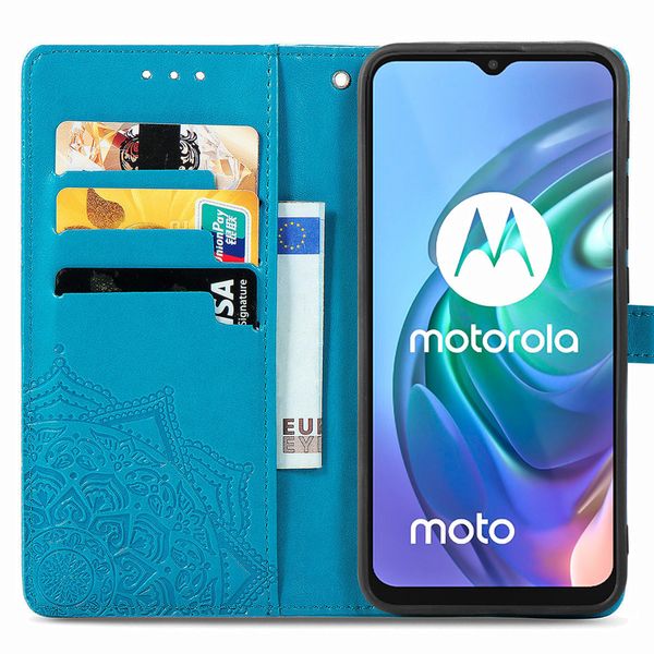 imoshion Etui de télephone Mandala Motorola Moto G30 / G20 / G10 (Power) - Turquoise