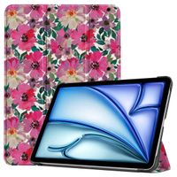 imoshion Coque tablette Design iPad Air 13 pouces (2025) M3 / (2024) M2 - Floral Watercolor