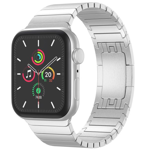 Selencia Bracelet à maillons en acier Apple Watch Series 1 t/m 11 / SE / Ultra (44/45/46/49 mm) - Argent