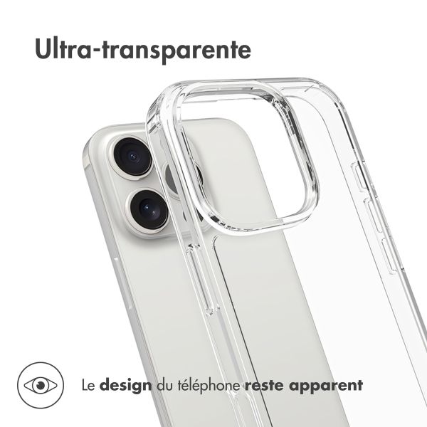 Accezz Coque Xtreme Impact Apple iPhone 16 Pro - Transparent