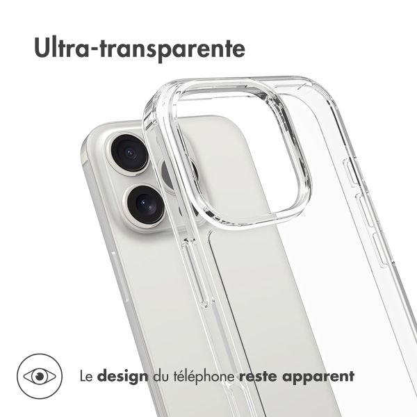 Accezz Coque Xtreme Impact iPhone 16 Pro - Transparent