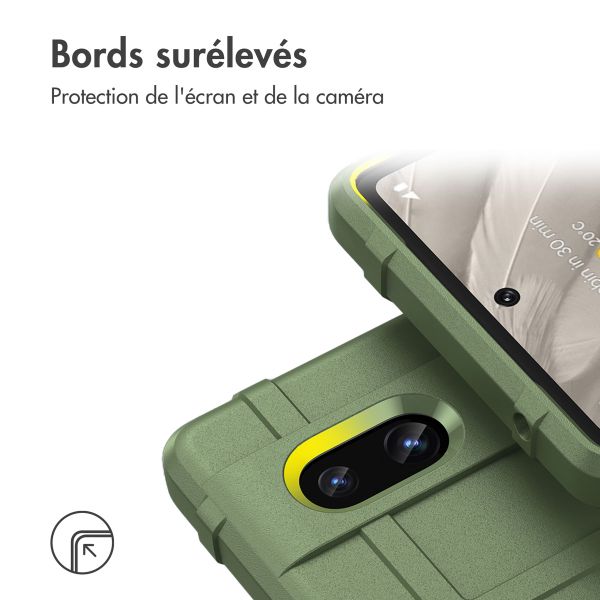 imoshion Coque Rugged Shield Google Pixel 7a - Vert foncé