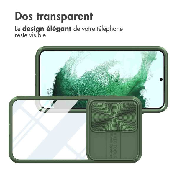 imoshion Coque arrière Camslider Samsung Galaxy S23 - Vert foncé