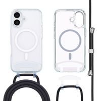 imoshion Coque MagSafe avec cordon amovible Apple iPhone 16 - Transparent