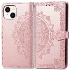 imoshion Etui de télephone Mandala Apple iPhone 14 / 13 - Rose Doré