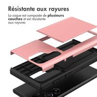 imoshion Coque arrière avec porte-cartes Samsung Galaxy S23 Ultra - Rose Doré