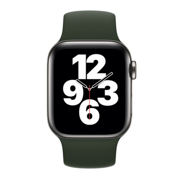 Apple Bracelet Boucle unique Apple Watch Series 1-10 / SE / Ultra (2) - 42/44/45/46/49 mm - Taille 9 - Cyprus Green