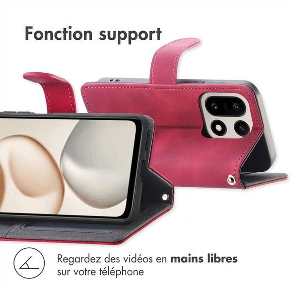 imoshion Etui de télephone portefeuille avec cordon OnePlus 15 - Rouge