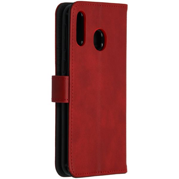 imoshion Étui de téléphone portefeuille Luxe Samsung Galaxy M20 Power - Rouge