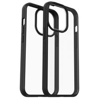 OtterBox Coque arrière React iPhone 13 Pro - Transparent / Noir