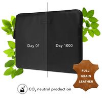 dbramante1928 Skagen Pro - Pochette ordinateur 14 pouces - Cuir véritable - Apple MacBook Air 15 pouces - Black