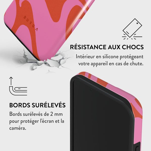 Burga Coque arrière Tough iPhone 14 - Ride the Wave