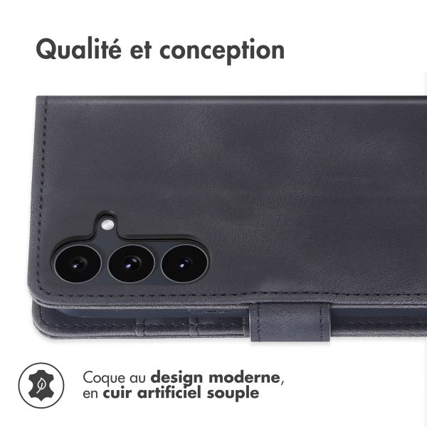 imoshion Etui de télephone portefeuille avec cordon Samsung Galaxy S25 FE - Noir