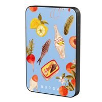 Burga Powerbank magnétique 5 000 mAh - Convient pour MagSafe et Qi2 - Al Fresco / Gunmetal