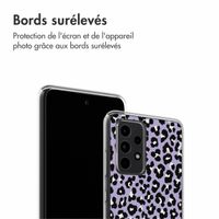 imoshion Coque Design Samsung Galaxy A52(s) (5G/4G) - Leopard Lilac