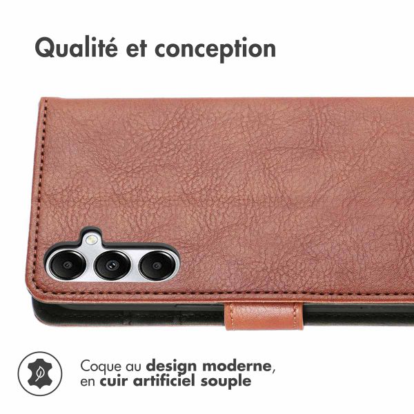imoshion Étui de télephone portefeuille Samsung Galaxy S25 Plus - Marron