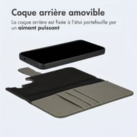 imoshion Étui portefeuille luxe 2-en-1 amovible Samsung Galaxy S25 FE - Vert