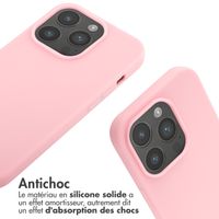 imoshion ﻿Coque en silicone avec cordon iPhone 14 Pro - Rose