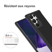 imoshion Rugged Hybrid Carbon Case Samsung Galaxy S23 Ultra - Noir