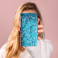 imoshion Design Softcase Bookcase Samsung Galaxy S21 Plus - Blossom