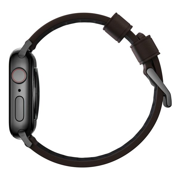 Nomad Bracelet Active Pro Apple Watch Series 1 t/m 11 / SE / Ultra (44/45/46/49 mm) - Brown / Black