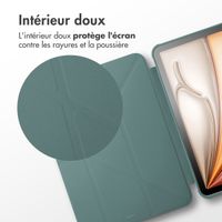 imoshion Coque tablette Origami iPad Pro 11 (2018 - 2022) / Air 5 (2022) / Air 4 (2020) - Vert foncé