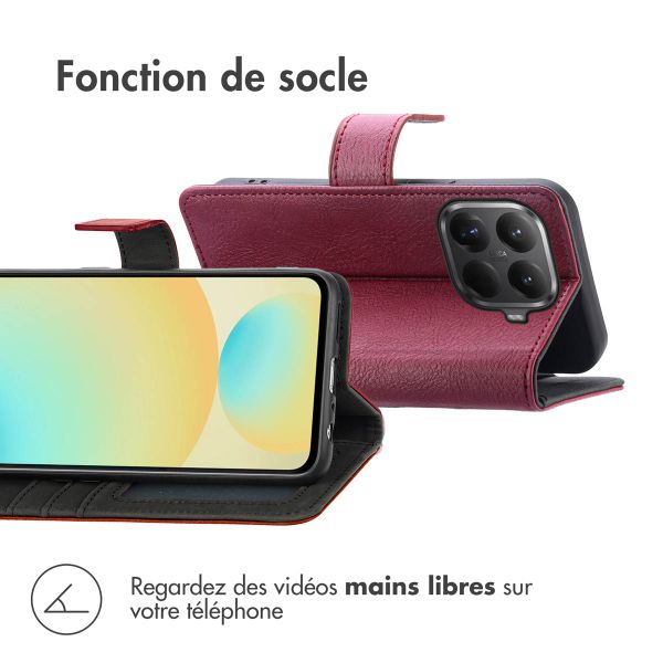 imoshion Étui de télephone portefeuille Xiaomi 15T Pro - Bordeaux