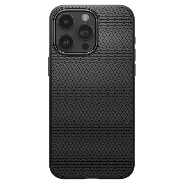 Spigen Coque Liquid Air iPhone 15 Pro Max - Matte Black