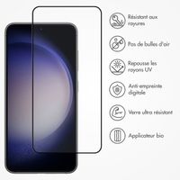 Accezz Protecteur d'écran intégral triple résistance avec applicateur Samsung Galaxy S22 / S23