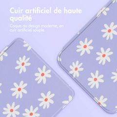 imoshion Design Slim Hard Sleepcover avec support Kobo Sage / Tolino Epos 3 - Flowers Distance