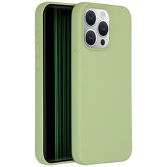 Accezz Coque Liquid Silicone avec MagSafe Apple iPhone 15 Pro Max - Vert