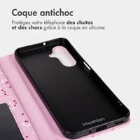 imoshion Étui de télephone portefeuille Design Samsung Galaxy A55 - Blush Berries