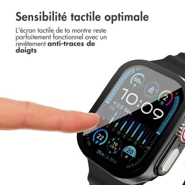 imoshion Coque rigide à couverture complète Apple Watch Ultra / Ultra 2 - 49 mm - Noir