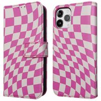 imoshion ﻿Étui de téléphone portefeuille Design Apple iPhone 12 (Pro) - Retro Pink