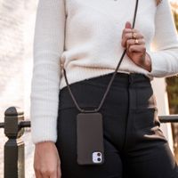 imoshion Coque arrière Color avec cordon amovible et MagSafe Apple iPhone 15 Pro Max - Black Coffee