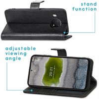 imoshion Étui de télephone portefeuille de luxe Nokia X10 / X20 - Noir