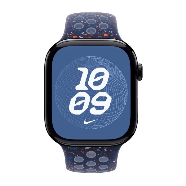 Apple Bracelet Nike Sport Apple Watch Series 1 - 9 / SE (38/40/41 mm) - Taille S/M - Blue Ribbon